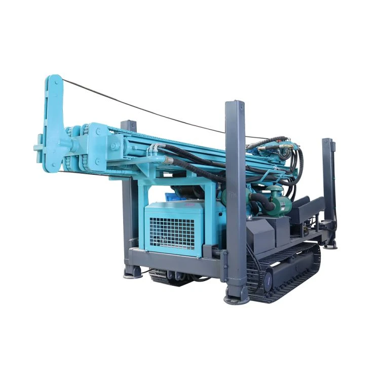 Hydraulisk crawler vandbrøndboring rig